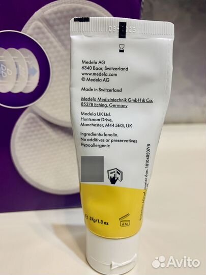 Вкладыши Philips avent, крем Purelan от Medela