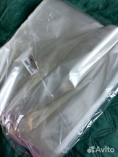 Пакеты прозрачные с клеевым клапаном