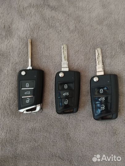 Ключ зажигания skoda