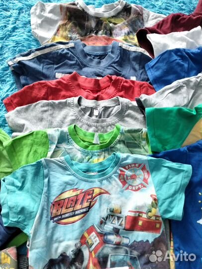 Детские вещи пакетом для мальчика 104 110