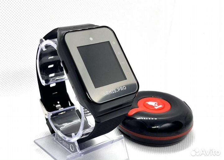 Кнопка вызова официанта персонала Классик и часы