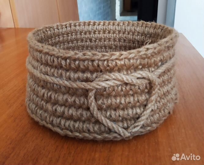 Корзина из джута