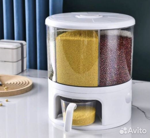 Новый диспенсер для круп 6 секций 34 на 24 см
