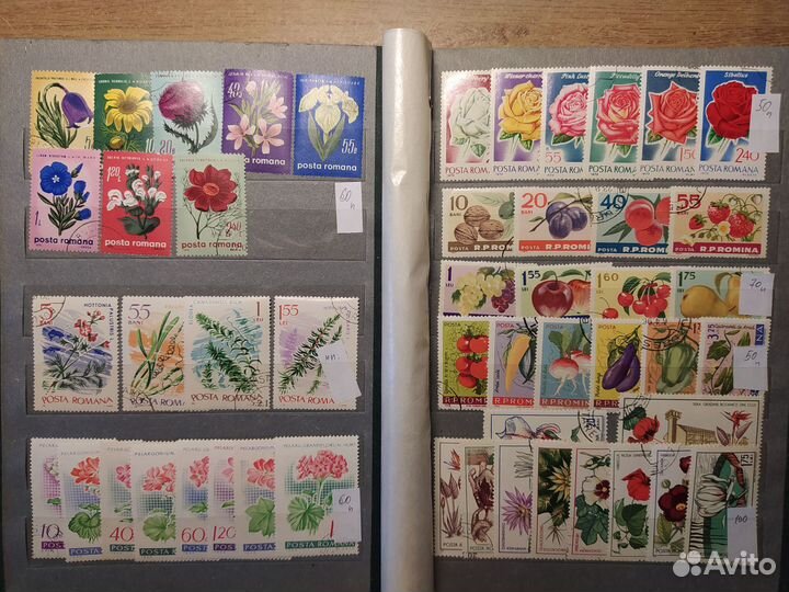 Почтовые марки флора фауна II