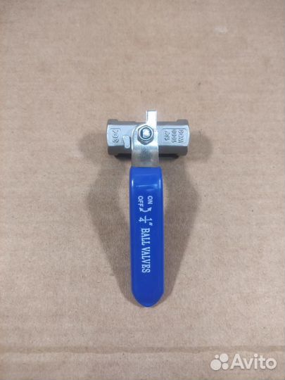 Кран нержавеющий шаровый (резьба 1/4