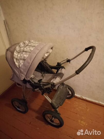 Коляска adamex 3 в 1 черная