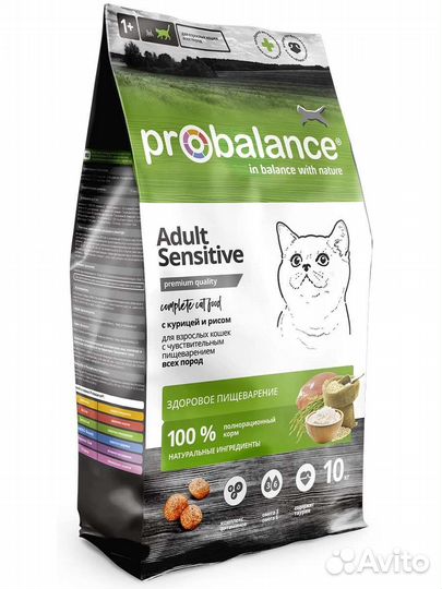 Probalance корм сухой для кошек, 10 кг