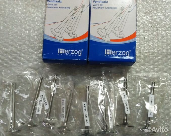 Комплект клапанов Largus 8 кл. Лада Ларгус, Рено