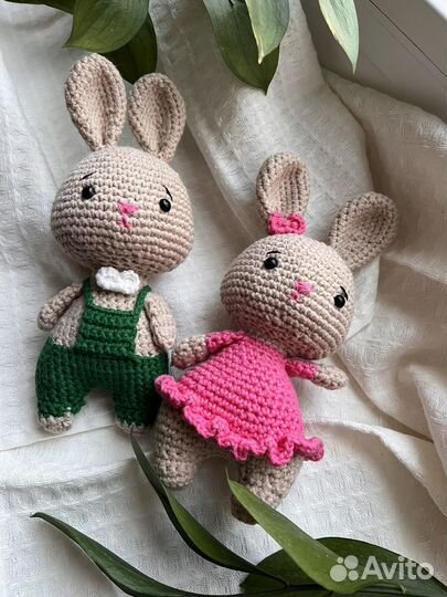 Вязаные игрушки ручной работы