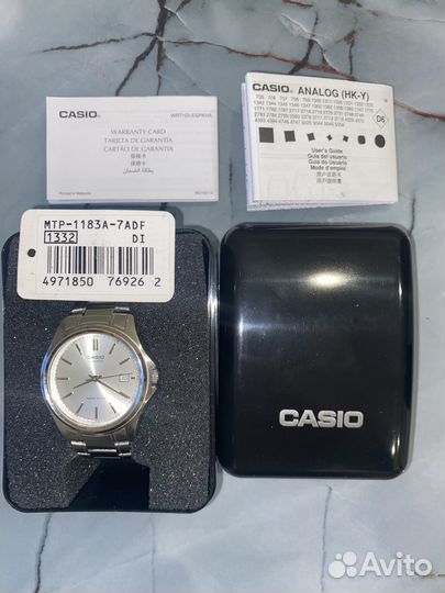 Часы casio mtp-1183a