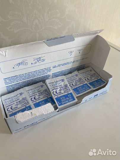 Линзы acuvue trueye -6,5