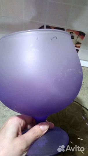 Ваза рюмка на ножке