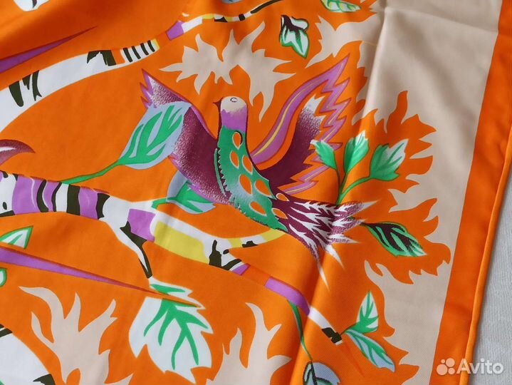 Платок Шелковый Christian Dior ручная подшивка