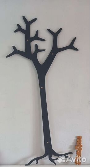 Вешалка напольная дерево