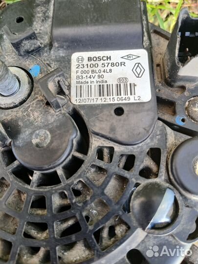 Генератор bosch largus оригинал