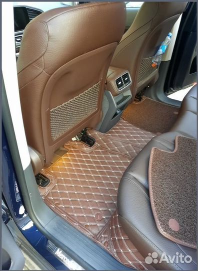 Автомобильные коврики из экокожи 3D Премиум