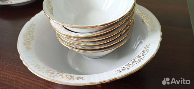 Дружковский фарфоровый Набор салатников