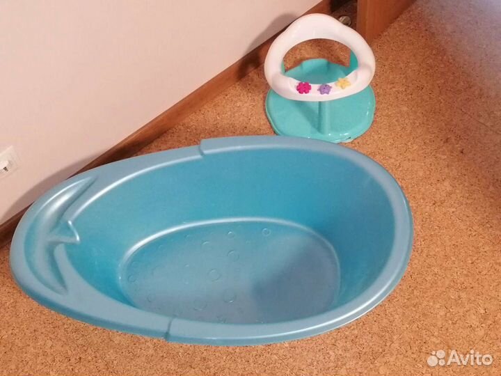 Ванночка для купания и стульчик для купания