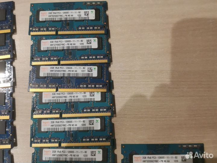 Оперативная память Ddr3 для ноутбука 2gb