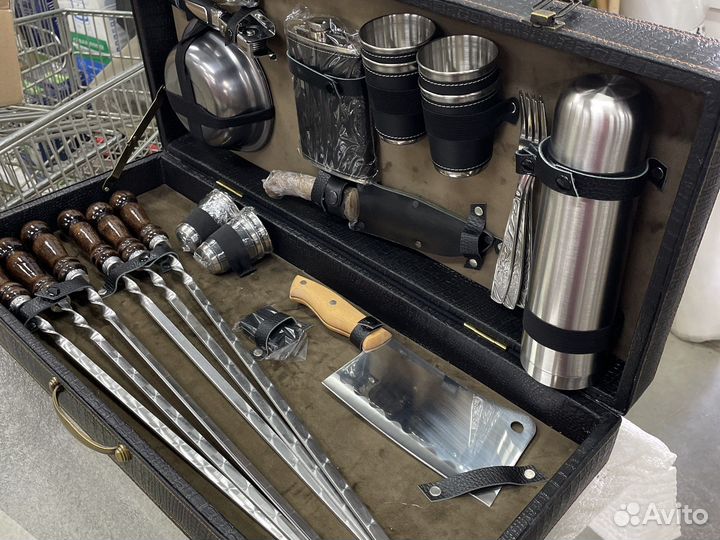 Набор шампуров в дипломате 