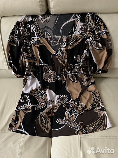 Блузон на кокетке вискоза Gilio 46-48