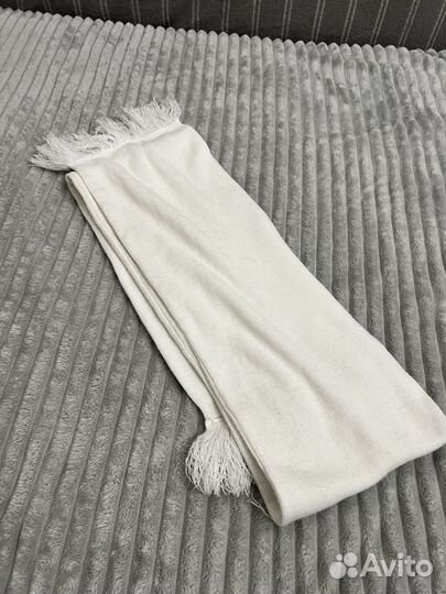 Шарф белый унисекс 1.5м