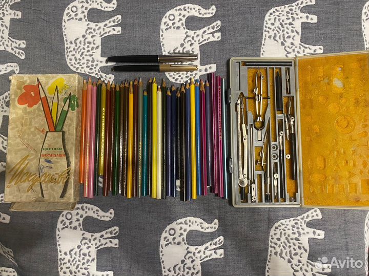 Готовальня нчк 14-2 Чертежный набор, карандаши