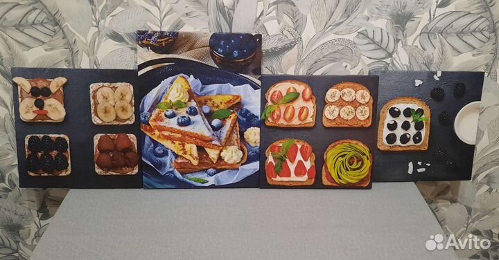 Картина для кухни, еда, для интерьера