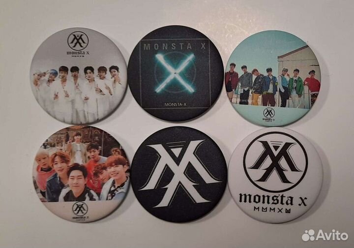 Значки BTS, blackpink, TXT, EXO, NCT, monsta X