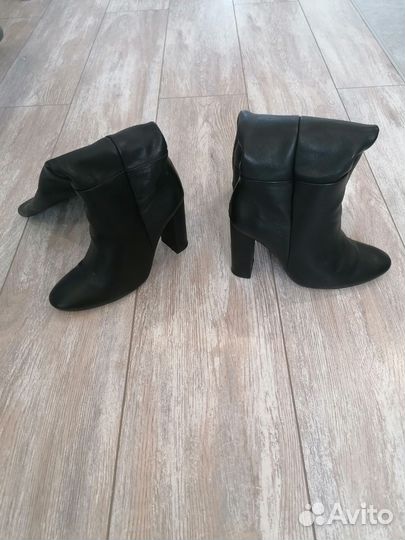 Сапоги женские натуральная кожа 37