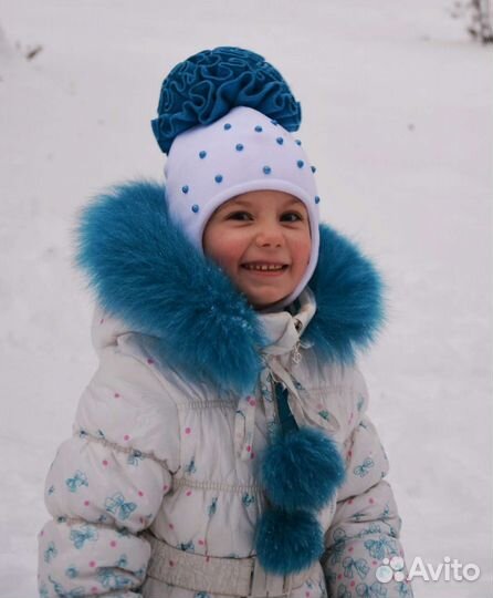 Зимняя шапка для девочки