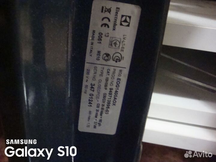 Газовый духовой шкаф electrolux eog 1400 aox