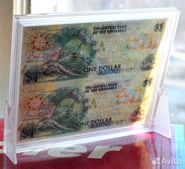 Багамы Багамские острова 1 доллар 1992 юбилей UNC