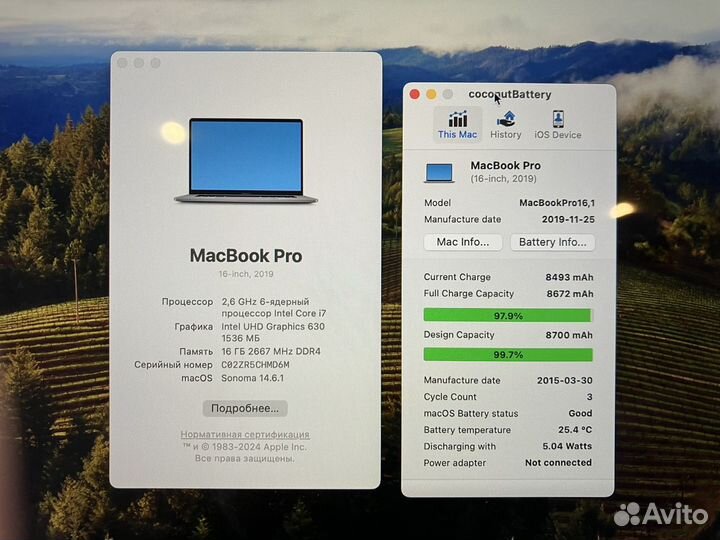 Ноутбук Apple MacBook Pro 16, 2019