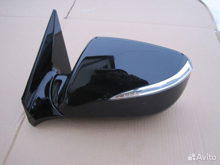 Зеркало левое 8 конт Hyundai Santa Fe 2012-2017 г
