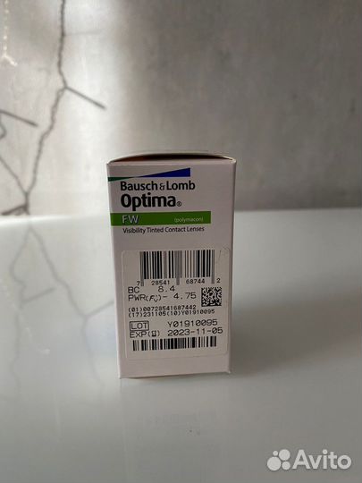 Линзы контактные