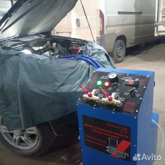 Промывка радиатора печки без снятия