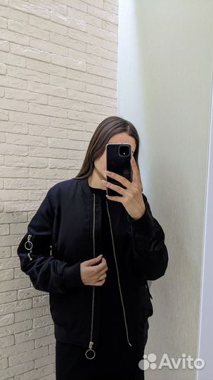 Куртка бомбер женская