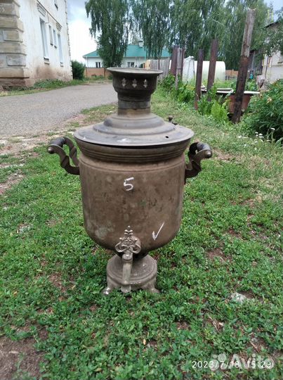 Самовар угольный старинный