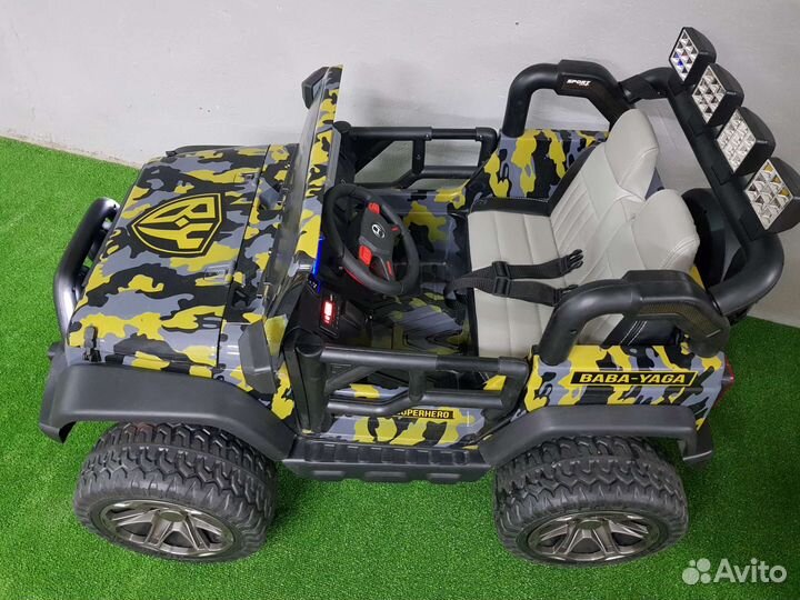 Детский полноприводный электромобиль джип