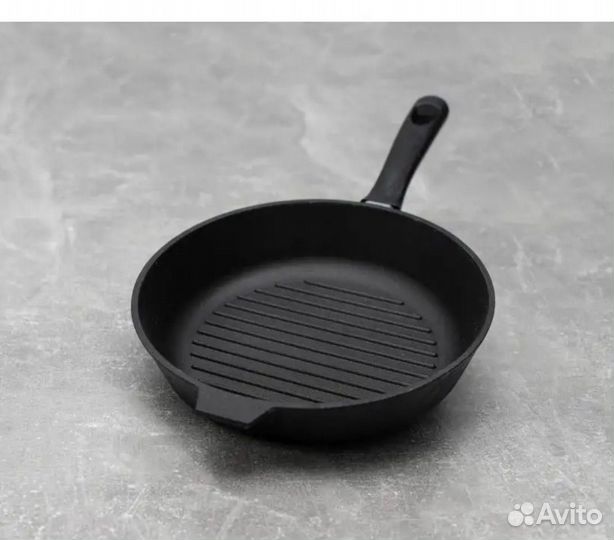 Сковорода вок 4 л чугунная, сковорода гриль