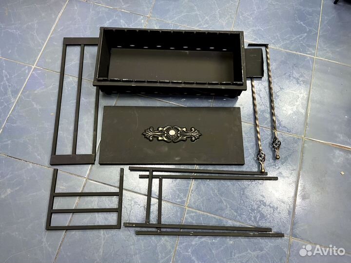 Мангалы разборные, подставка под казан, полка