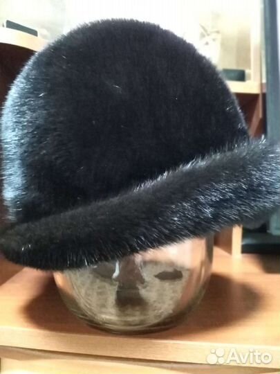 Шапка женская б/у в хорошем состоянии