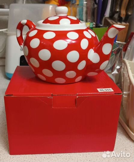 Чайник заварочный новый фарфор