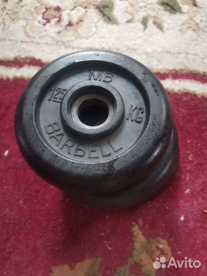 Штанга, гриф, блины. гантели