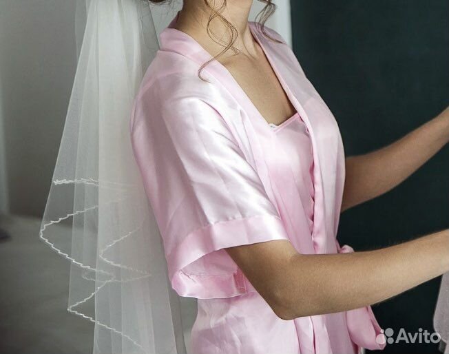 Халатик женский шелковый