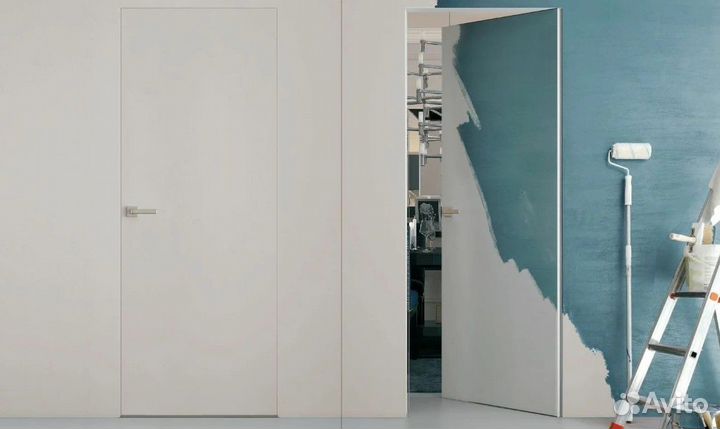 Скрытые межкомнатные двери