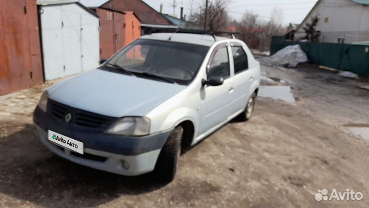 Renault Logan 1.4 МТ, 2007, битый, 270 000 км
