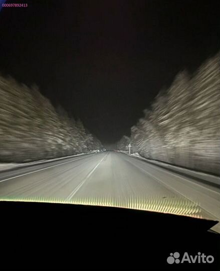 LED лампы h4 150w ярче галогена +500%