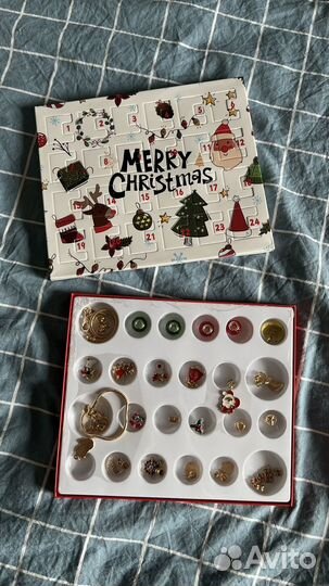 Адвент календарь с бижутерией